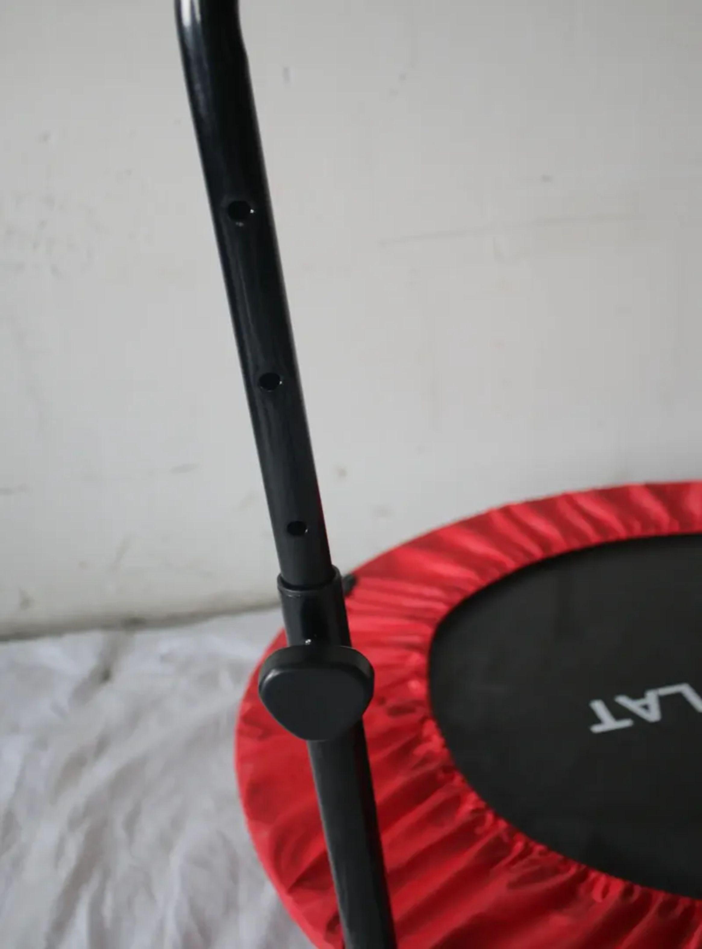 Trampolín Fitness Norplat Plegable 100cm 1m Cama Elastica Rojo-3