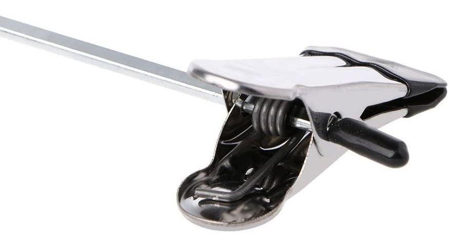 Pack 10 Colgadores Ganchos Metalicos Con Pinza Para Pantalon - Norplat-5