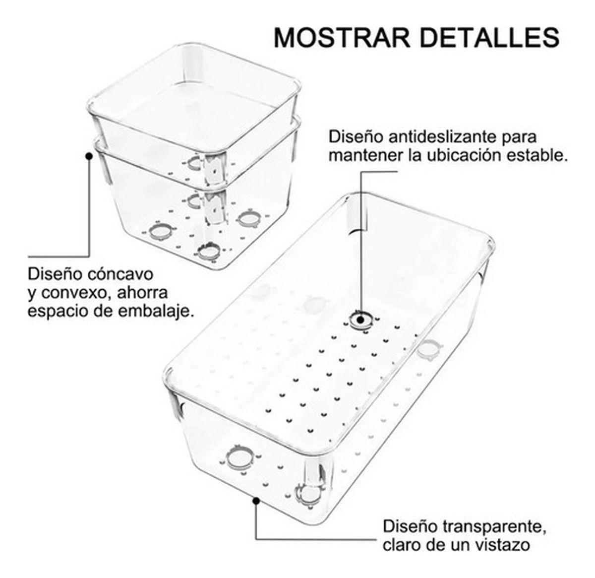 Organizador De Escritorio Norplat - Juego De 25 Cajones -2