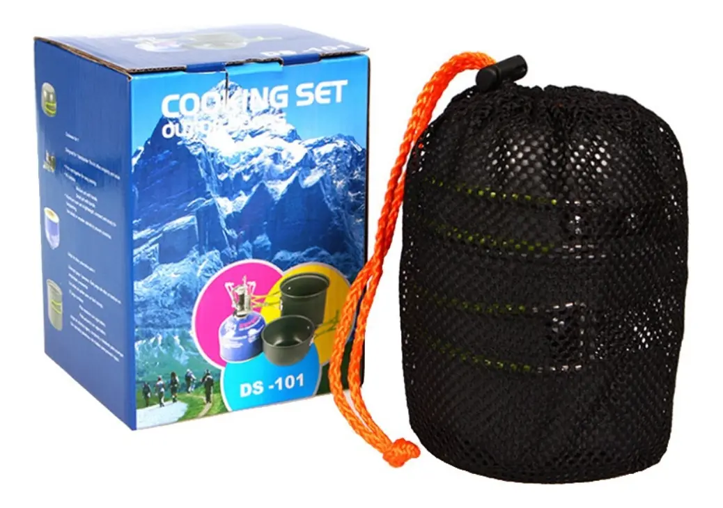 Set Ollas Camping 6 Piezas Con Cubiertos Y Estuche - Norplat-3