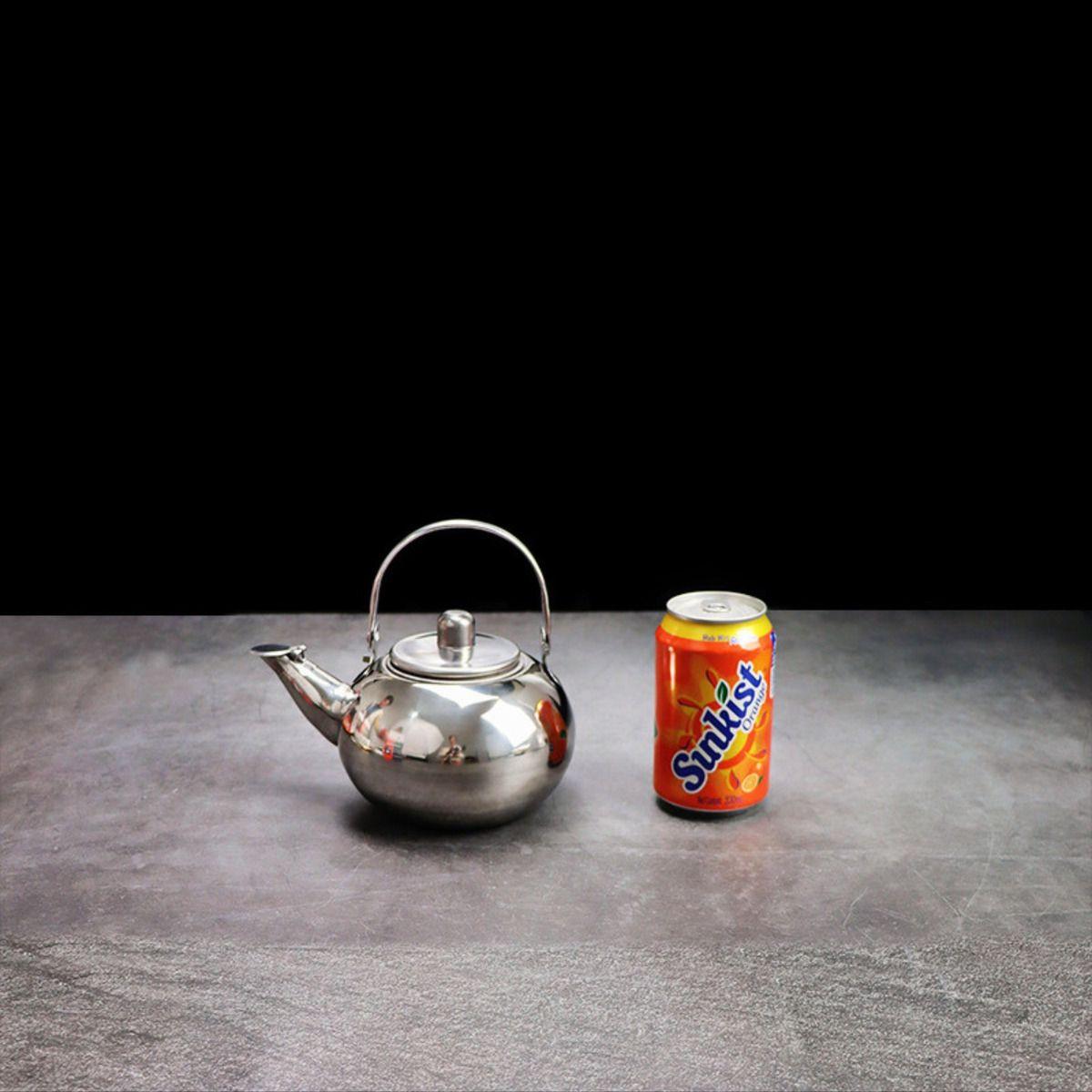 Tetera Acero Inoxidable Preparar Té Infusor 600ml - Norplat-6