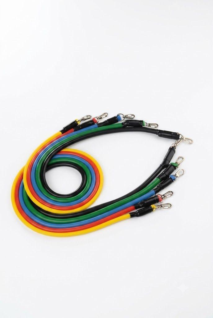 Set Bandas Elásticas Resistencia Para Ejercicios 11 Piezas - Norplat-0