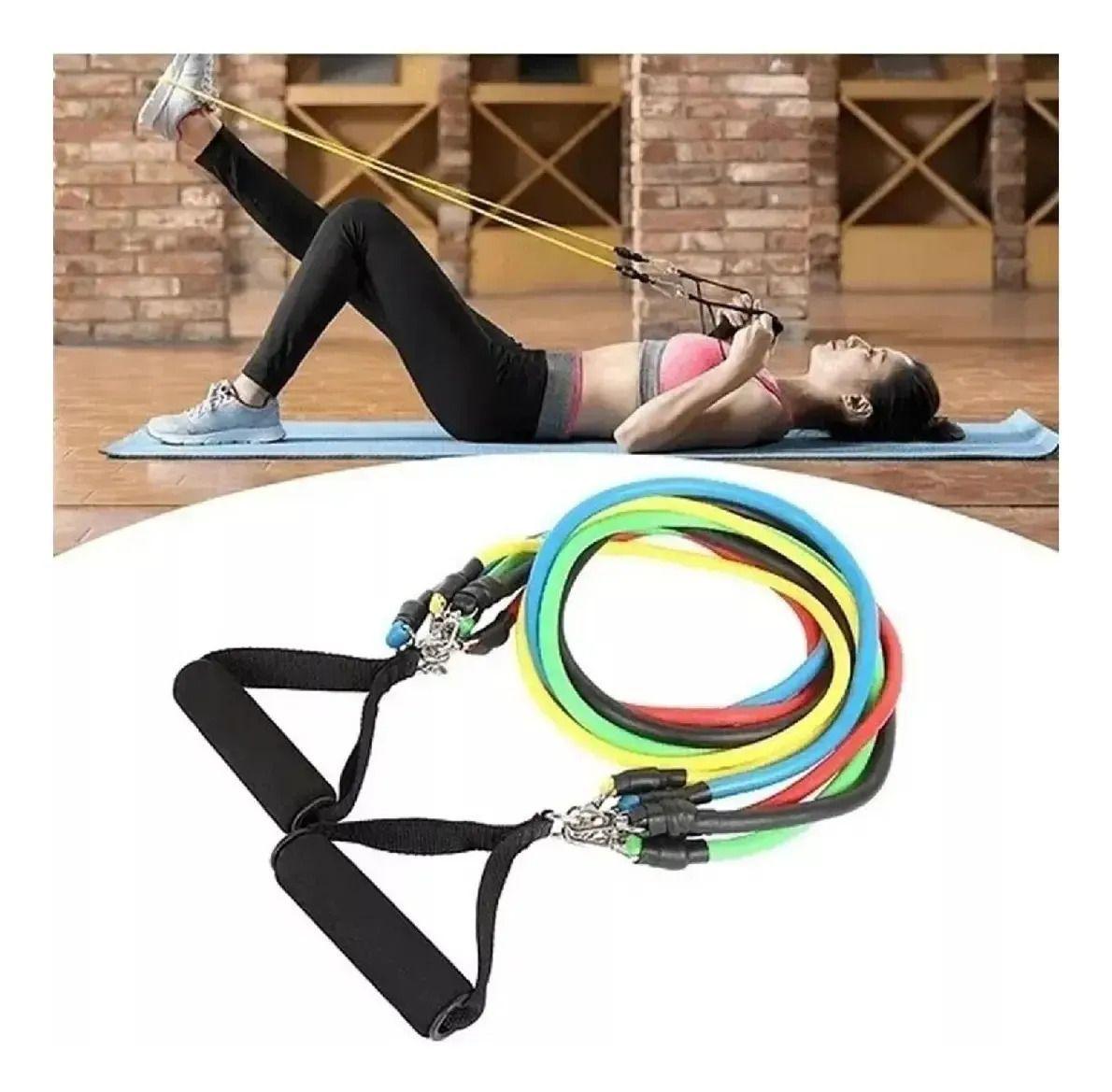 Set Bandas Elásticas Resistencia Para Ejercicios 11 Piezas - Norplat-3