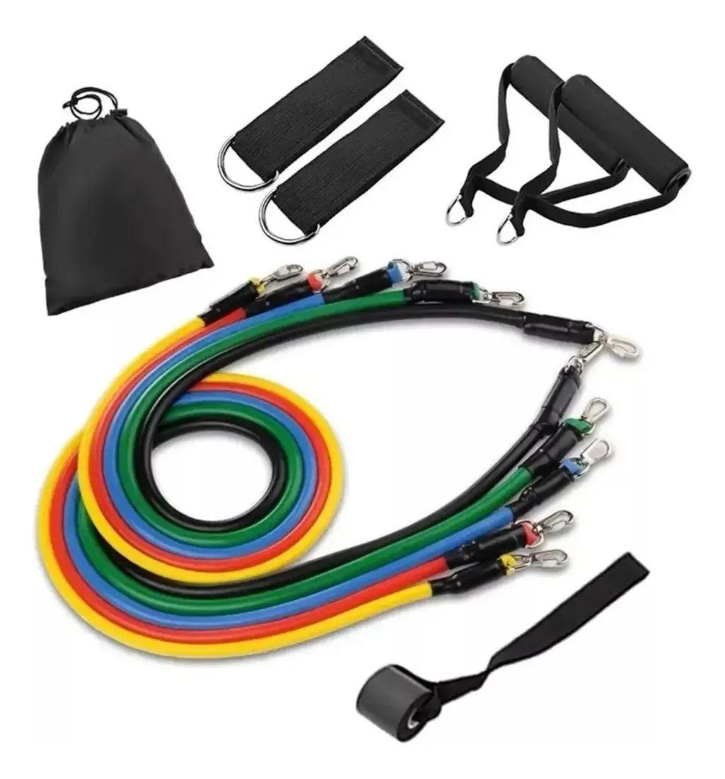 Set Bandas Elásticas Resistencia Para Ejercicios 11 Piezas - Norplat-5