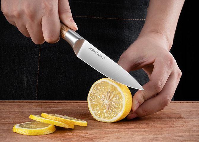 Cuchillo Santoku 5.5  Profesional Acero Inoxidable - Norplat-2