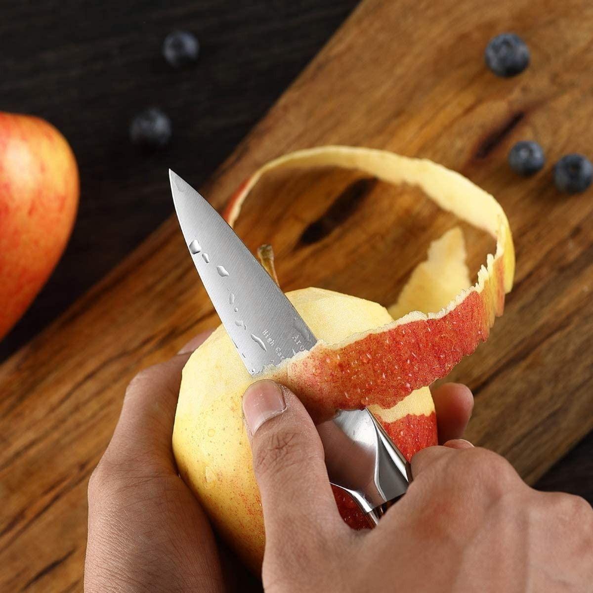 Cuchillo Santoku 5.5  Profesional Acero Inoxidable - Norplat-4