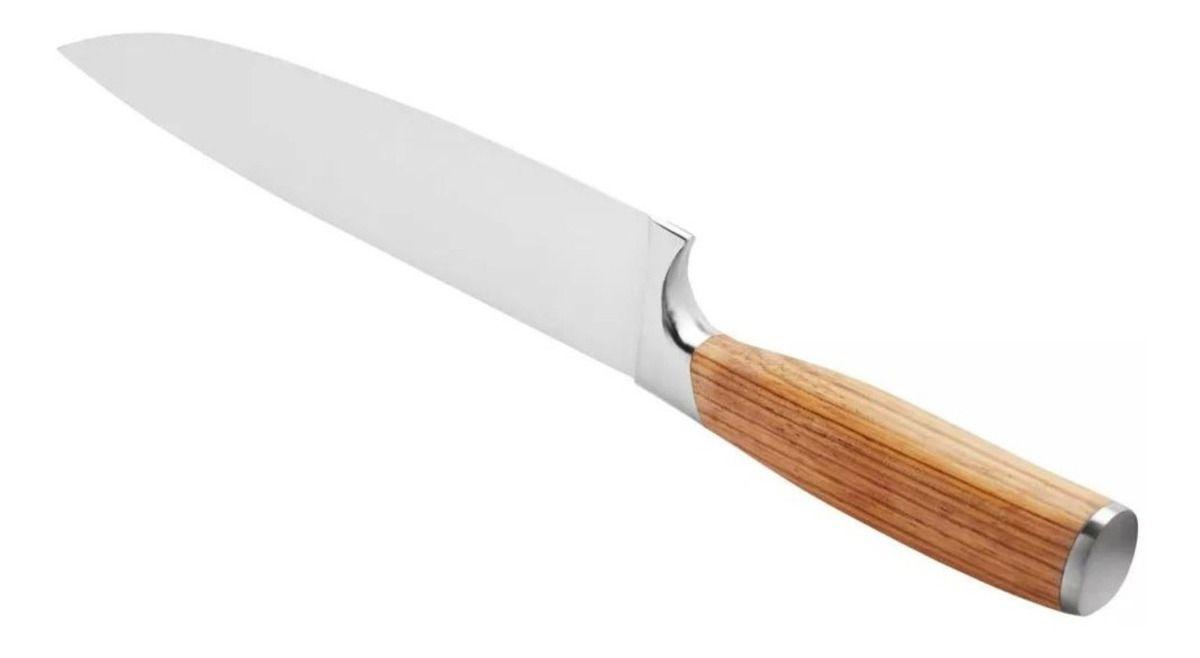 Cuchillo Santoku 5.5  Profesional Acero Inoxidable - Norplat-6