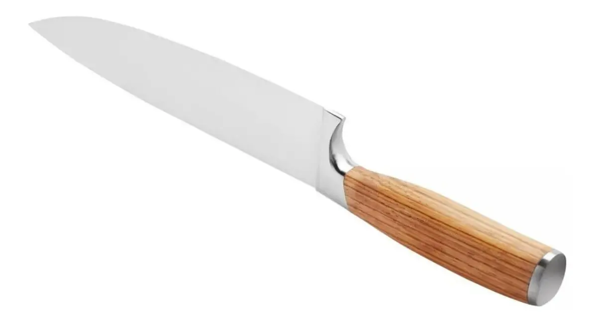 Cuchillo Santoku 5.5  Profesional Acero Inoxidable - Norplat-1