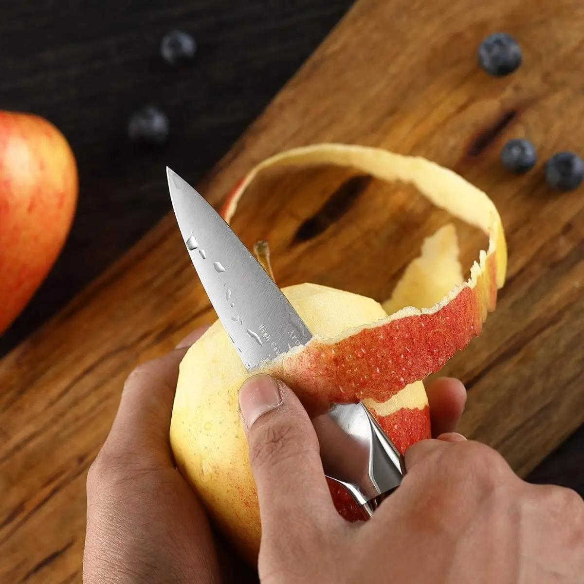 Cuchillo Santoku 5.5  Profesional Acero Inoxidable - Norplat-5