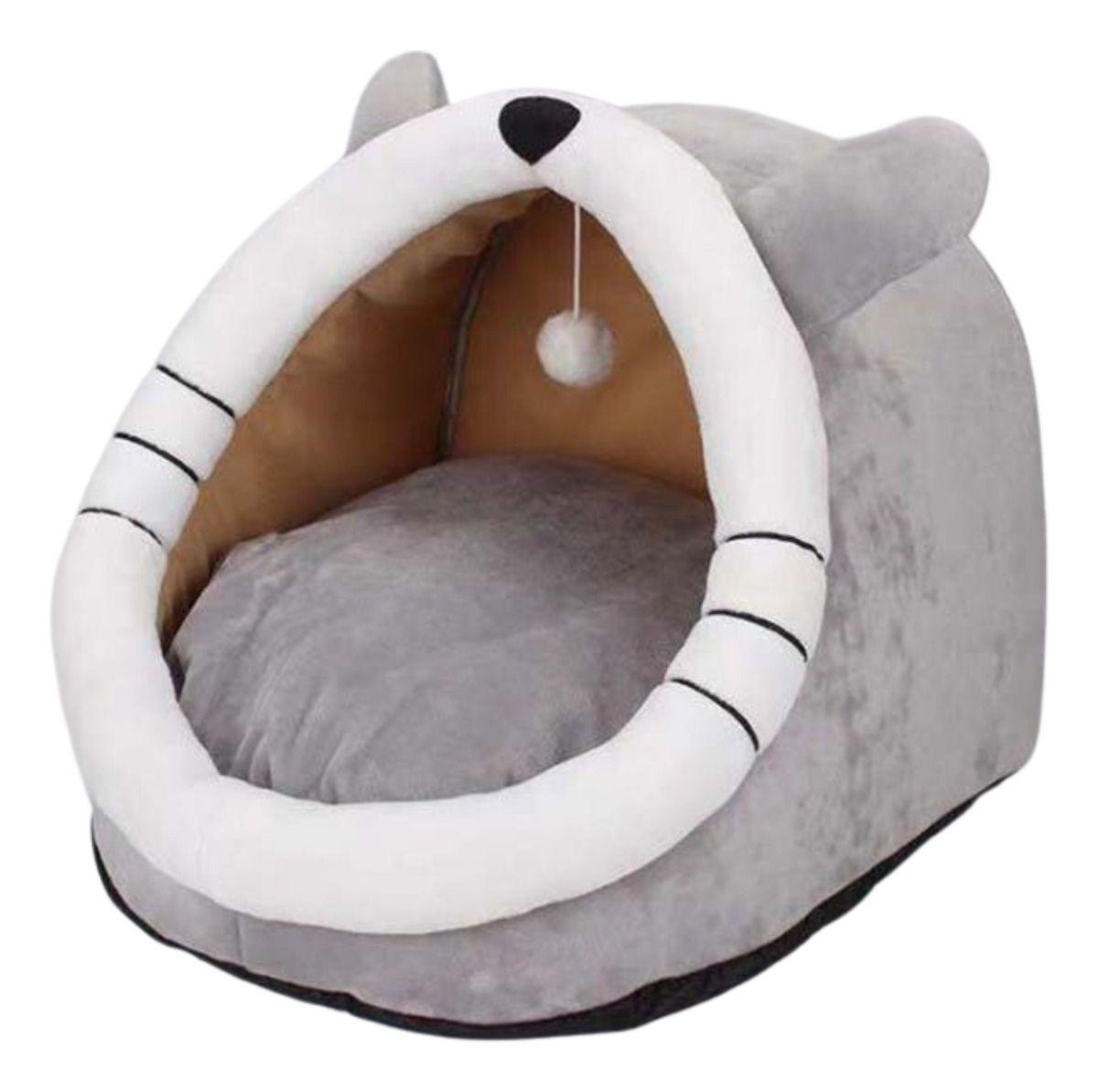 Casa Cama Plush Iglú Nido Mascota Perro Gatos - Norplat-6