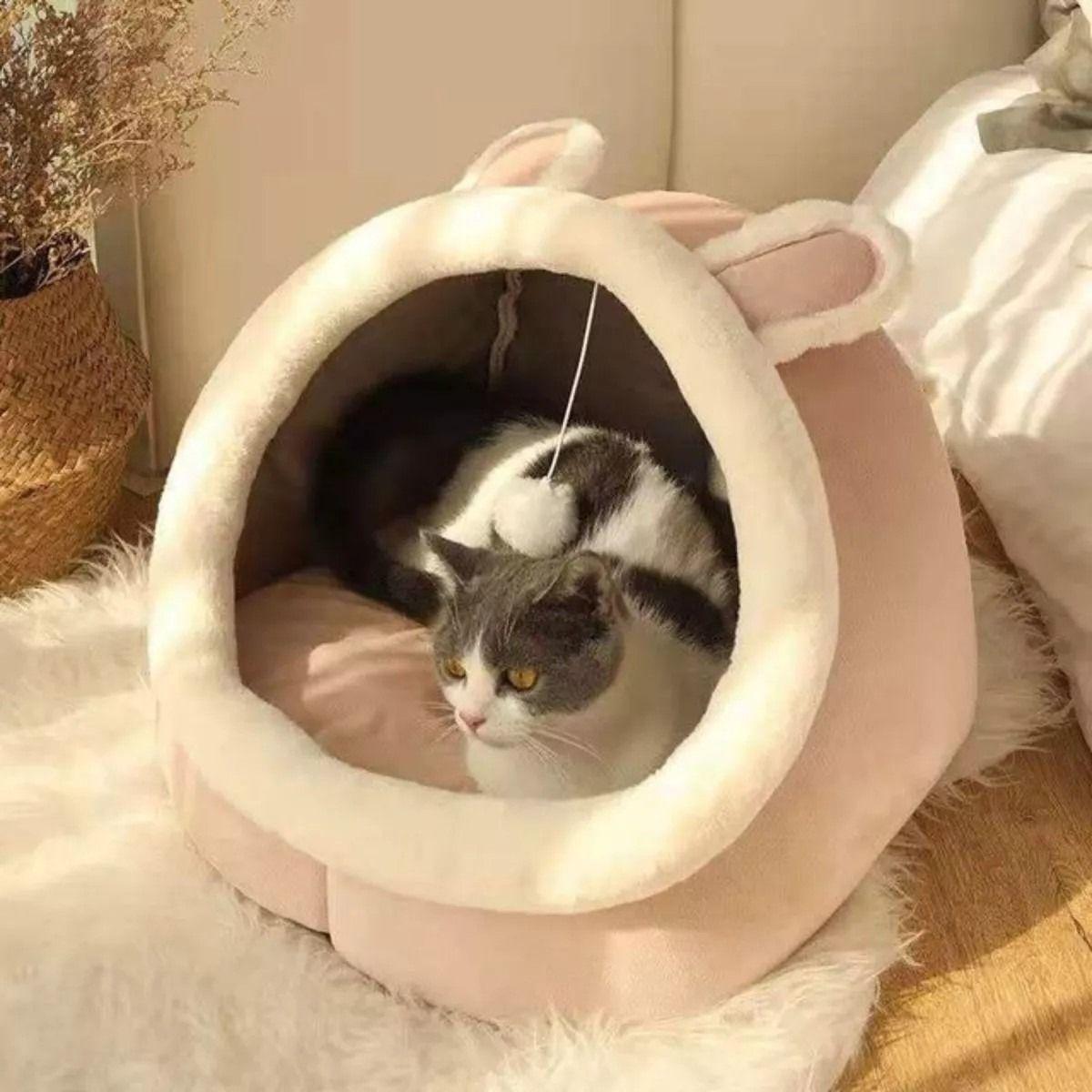 Casa Cama Plush Iglú Nido Mascota Perro Gato Norplat Hasta 5kg-6