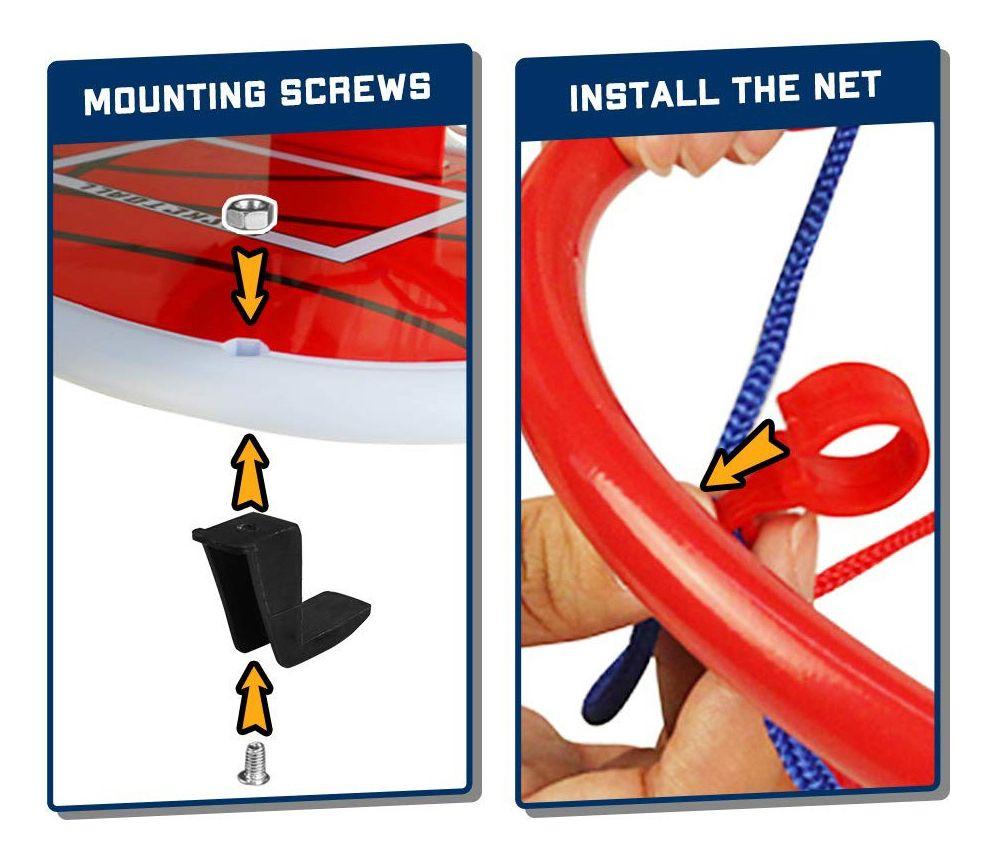 Aro Basketball Tablero Niño Deporte Juguete Inflador + Balón - Norplat-3