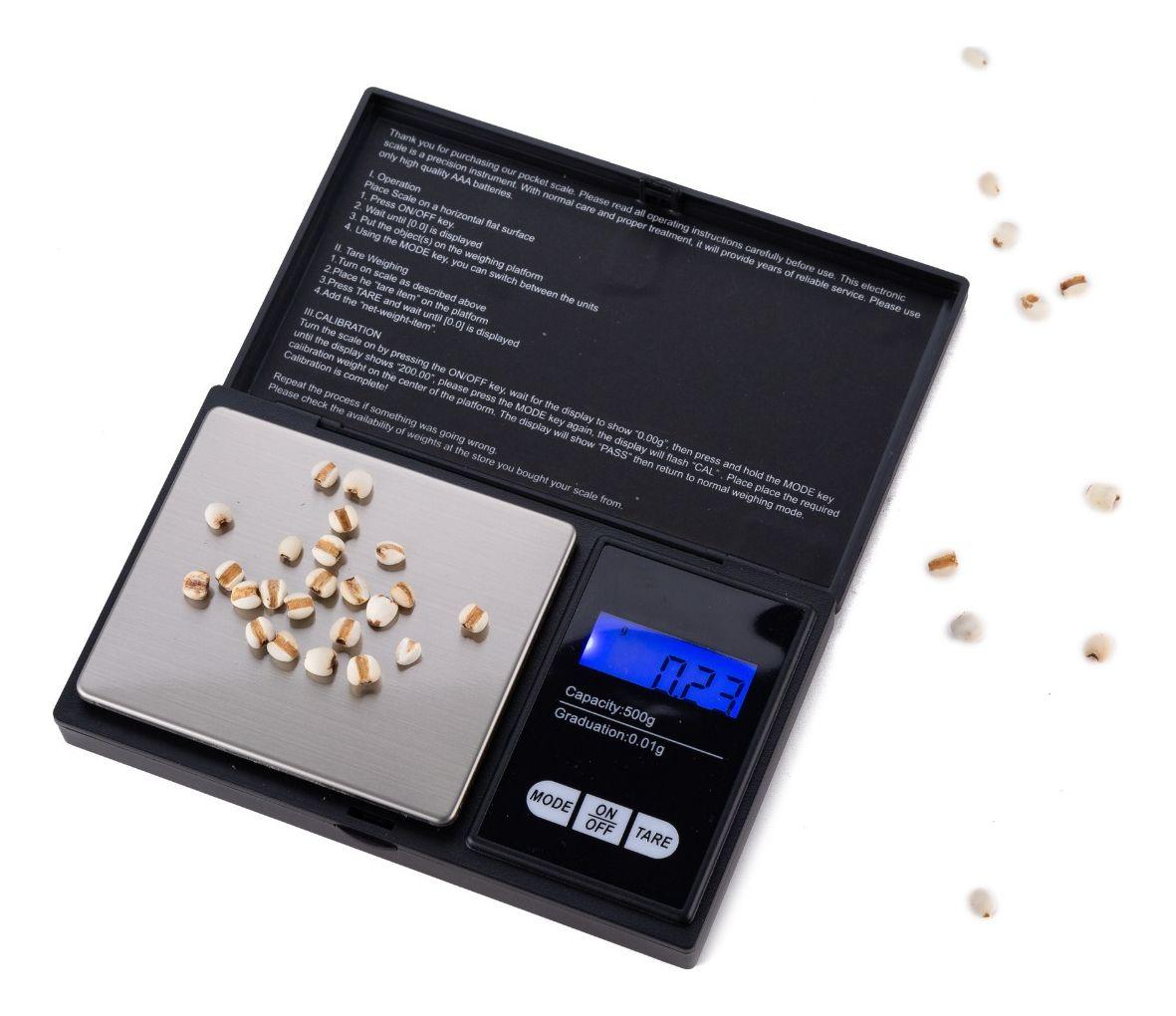 Gramera Digital De Bolsillo Pesa Digital Norplat 0.1 / 500 Gr-2