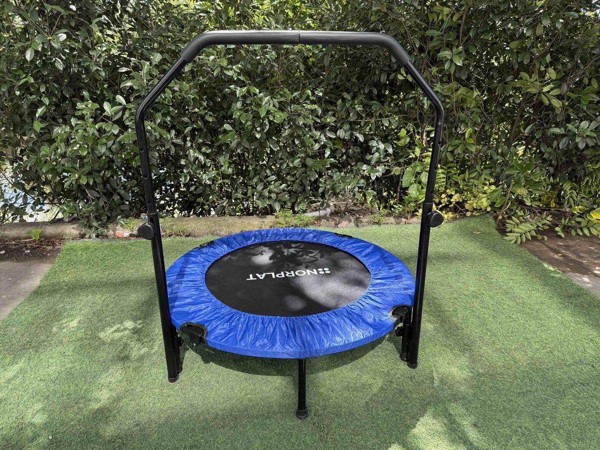 Trampolín Fitness Norplat Plegable 100cm 1m Cama Elastica Azul-8