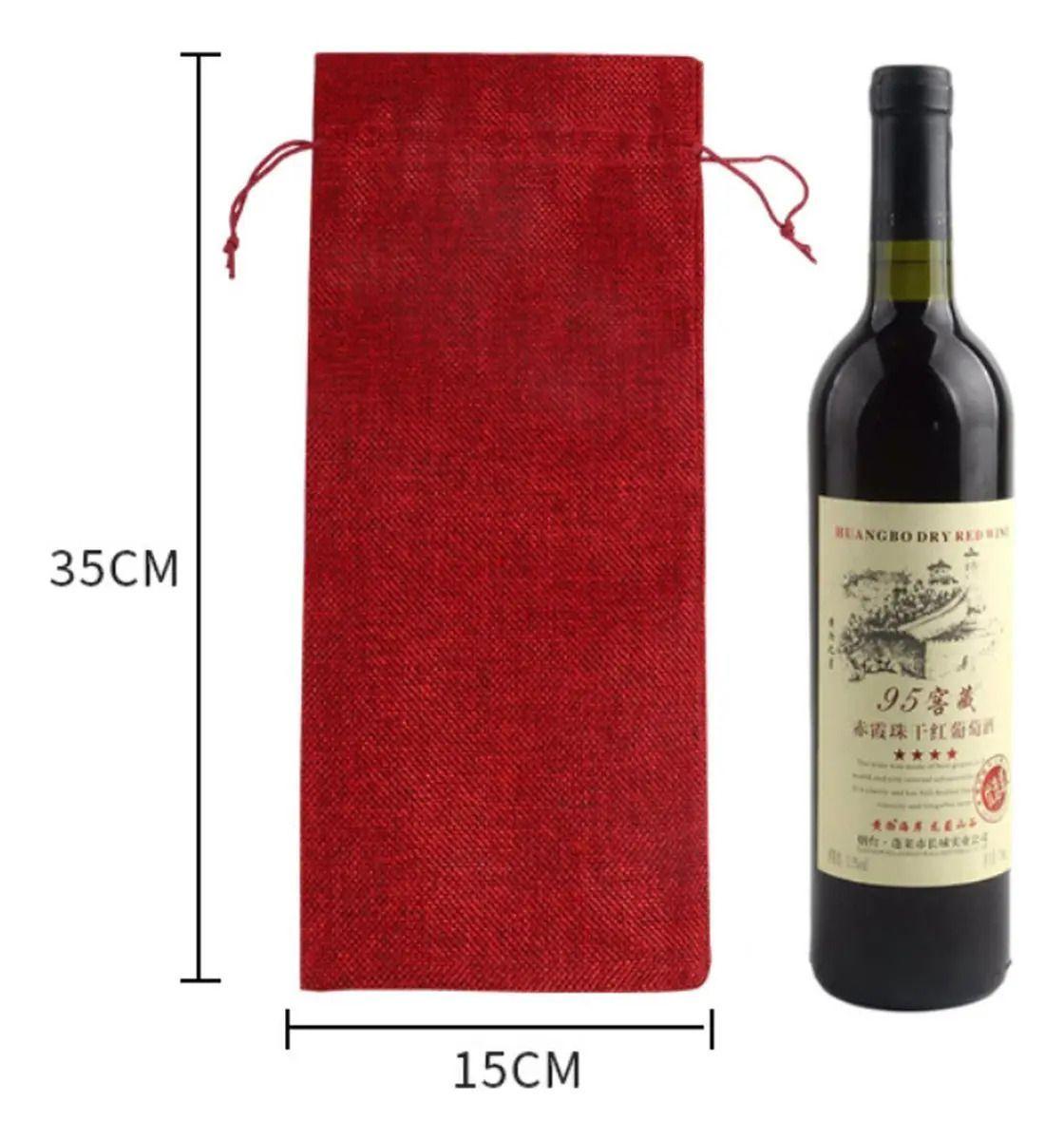 Bolsas De Regalos Navidad Para Botellas Vino 12u - Norplat-1