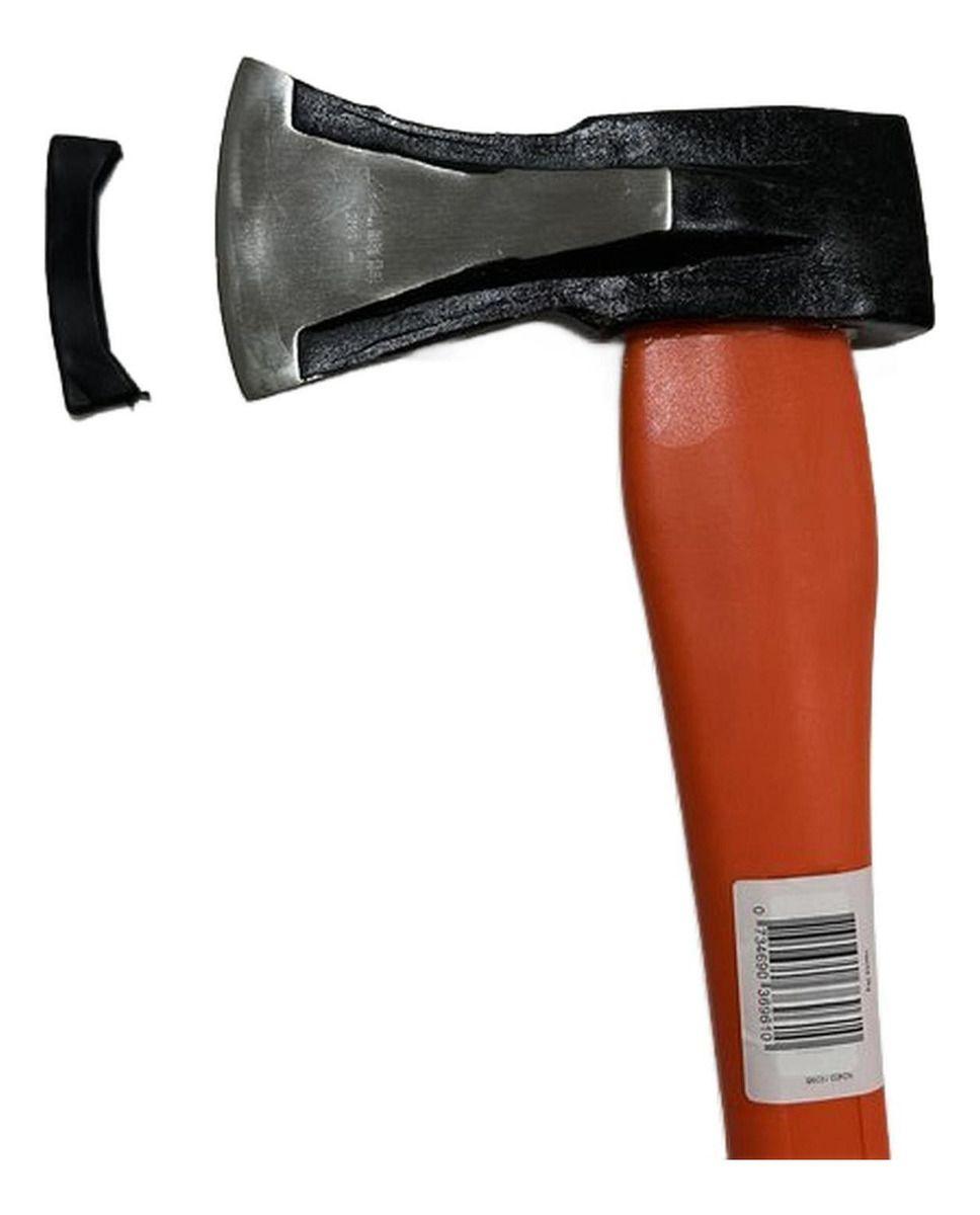 Hacha Para Leña 90cm De Acero Carbono Mango Pp+tpr - Norplat-4