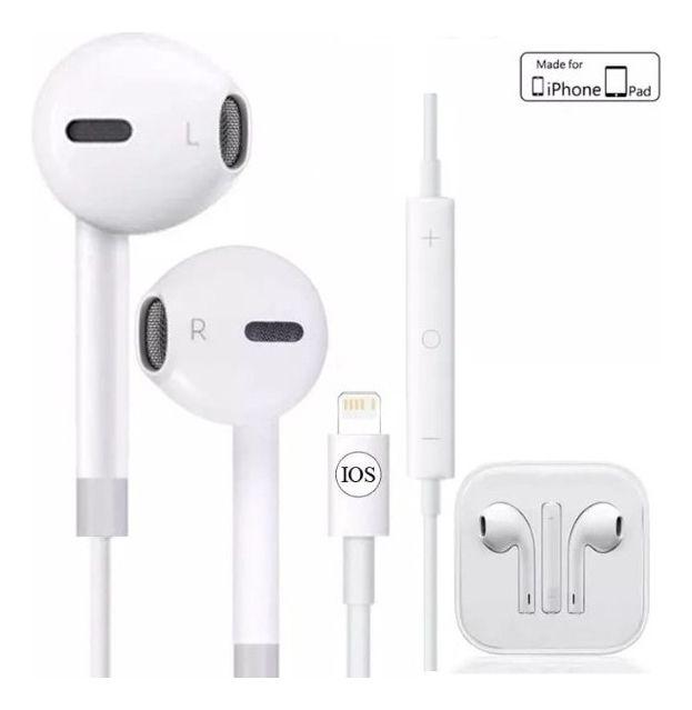 Audifonos Manos Libres Lightning Para iPhone 7 8 X Xr Xs 11 - Norplat-3