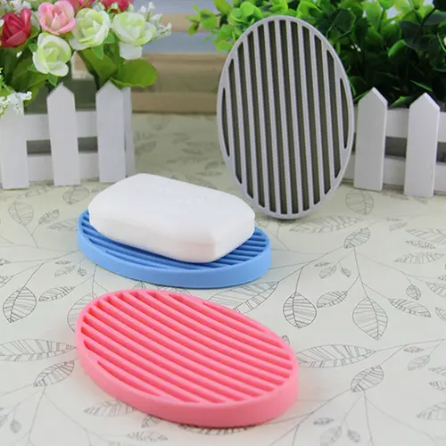 Jabonera De Silicona Para Baño, Bandeja Para Jabón - Norplat-2