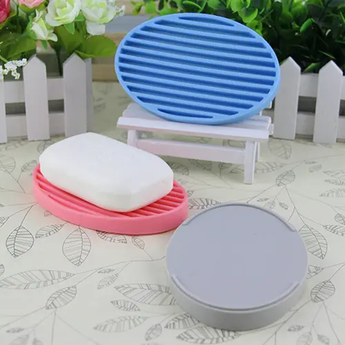Jabonera De Silicona Para Baño, Bandeja Para Jabón - Norplat-3