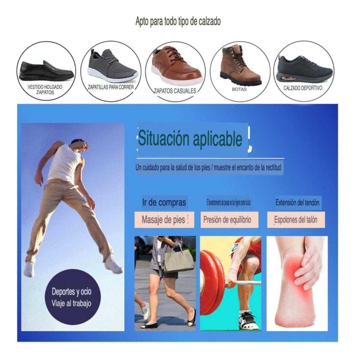 Par Talonera Fascitis Plantar Deporte Casual 2.3cm Altura - Norplat-5