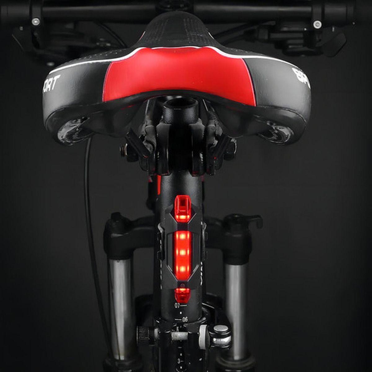 Pack 2 Luces Led Bicicleta Usb Trasera Y Delantera - Norplat-4