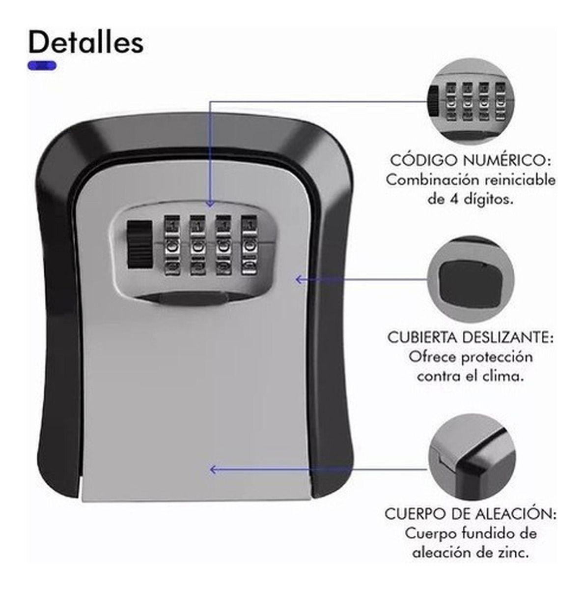 Caja Fuerte Caja Guarda Llaves Combinacion Exterior Norplat-4