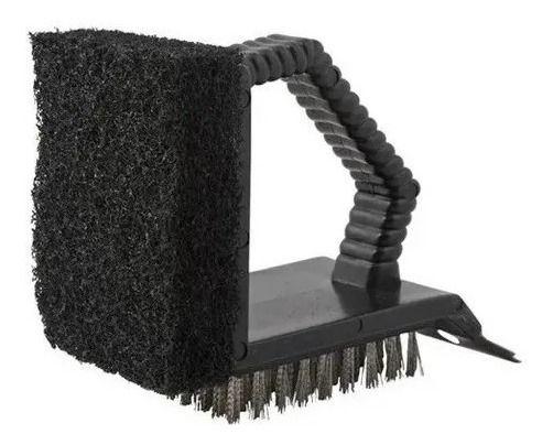 Cepillo Limpia Parrilla 3 Caras Limpiador De Parrilla Asado - Norplat-7