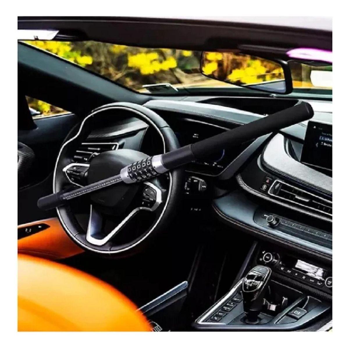 Traba Volante Auto Con Clave Bloqueo Antirrobo - Norplat-7