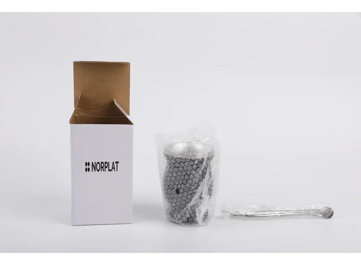 Mate Termico De Acero Inoxidable Norplat + Bombilla Cepillo-5