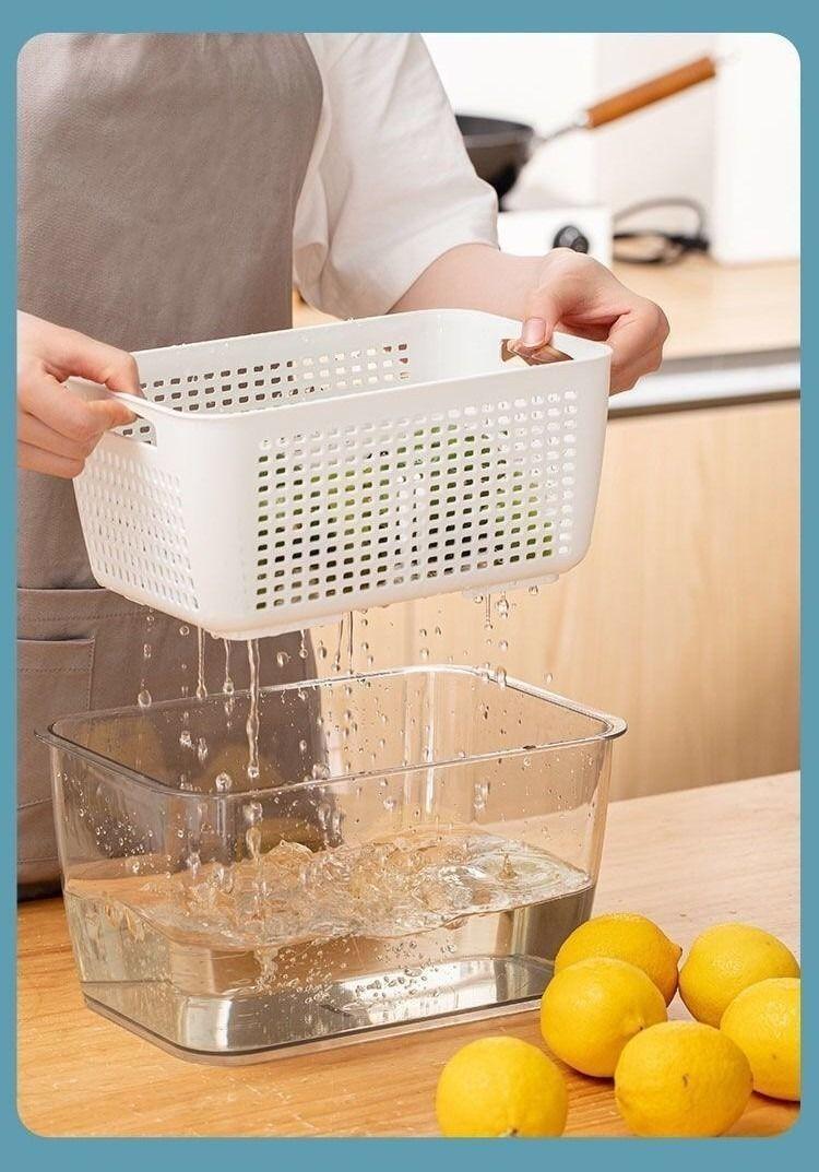 Caja Organizadora Con Cesta Refrigerador Despensa 1.7 Lt - Norplat-6