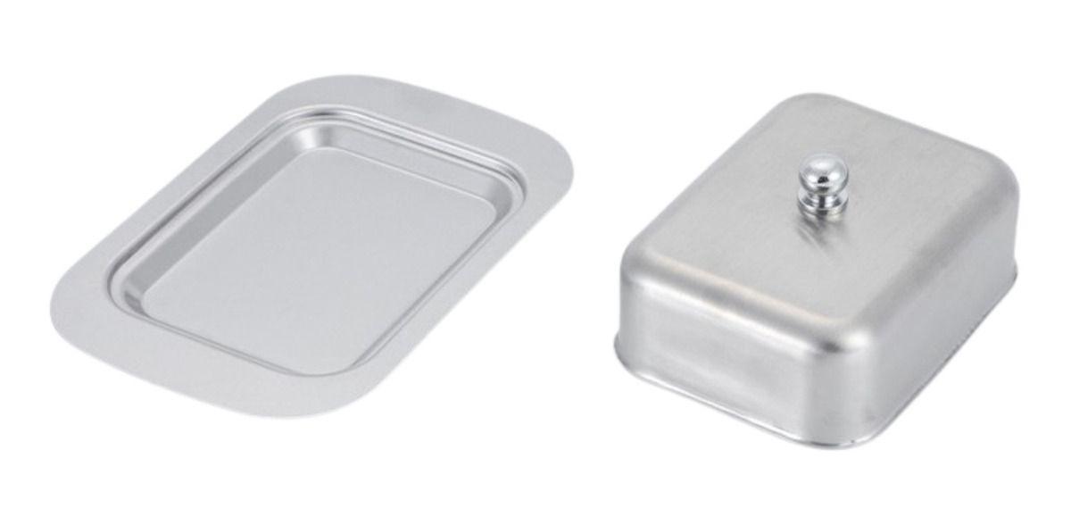 Mantequillero Rectangular Acero Inoxidable Premium - Norplat-3
