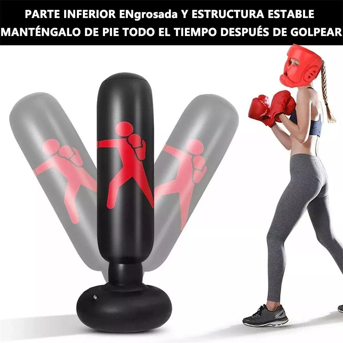 Saco De Boxeo De Pie Inflable 160cm + Bomba De Pie - Norplat-2