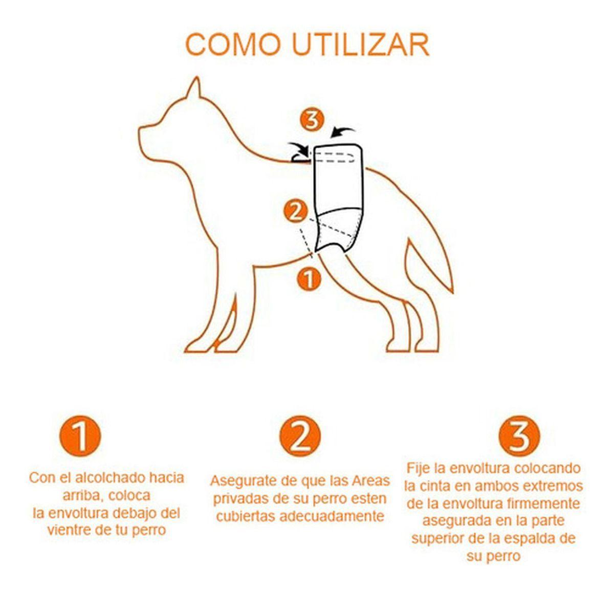 Pañales Desechables Para Perro Macho Tipo Banda Norplat-2