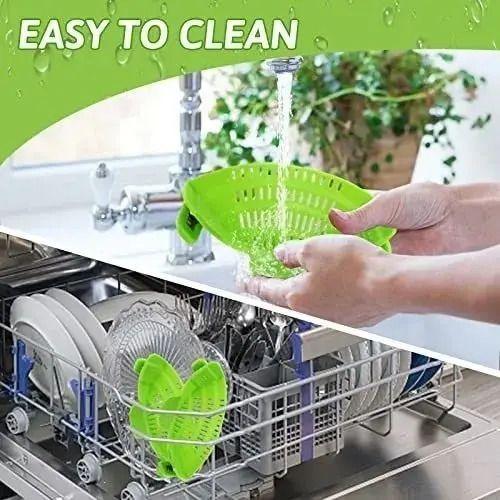 Colador De Clip Fácil Silicona Para Ollas Y Sartenes - Norplat-4