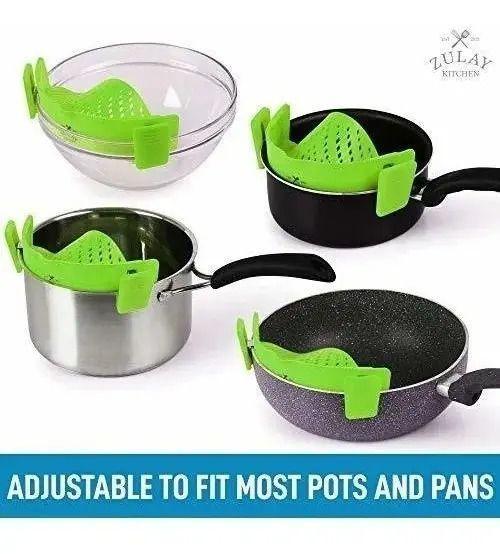 Colador De Clip Fácil Silicona Para Ollas Y Sartenes - Norplat-7