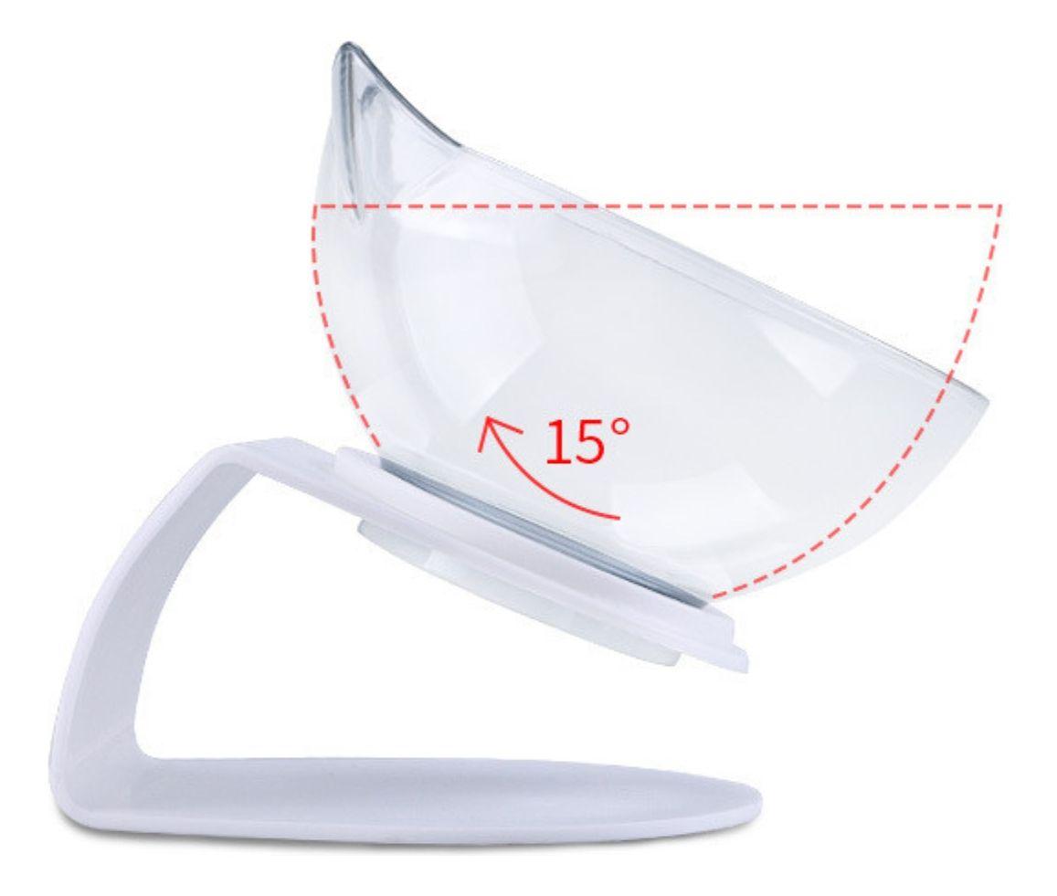 Plato Doble Para Mascotas Con Forma De Gato 15° - Norplat-3