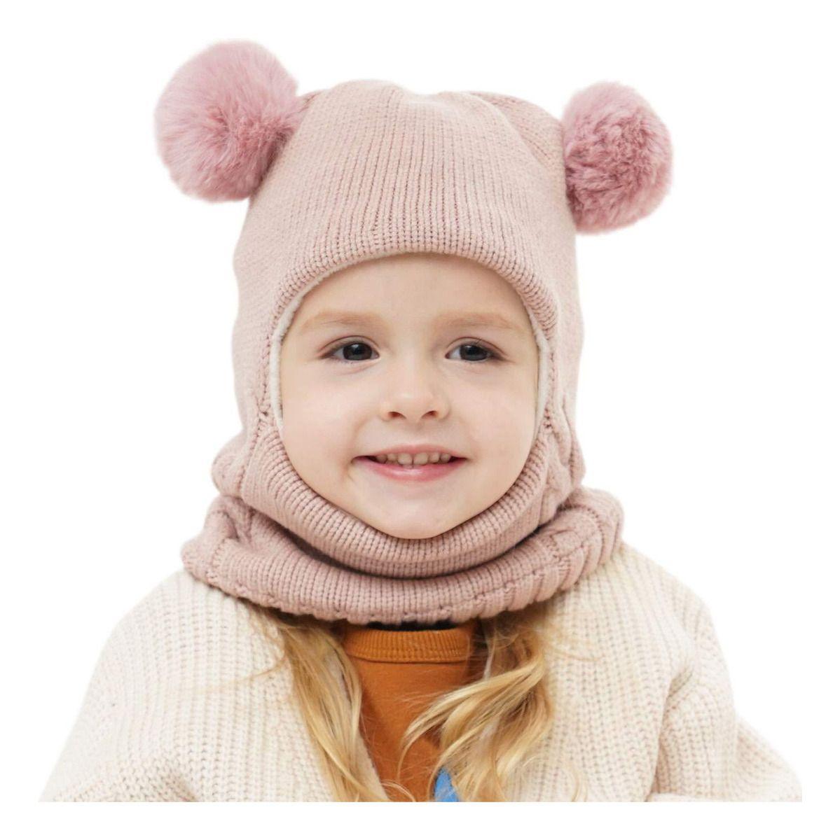 Gorro Con Cuello Bebés 6m A 2 Años Invierno Abrigado Norplat-3
