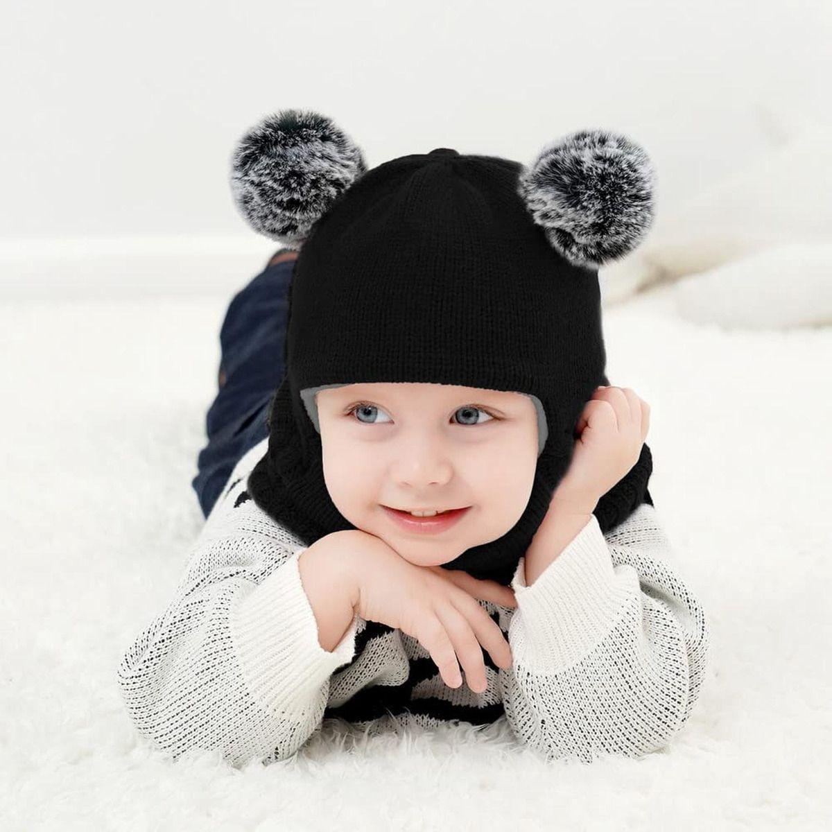 Gorro Con Cuello Bebés 6m A 2 Años Invierno Abrigado Norplat-2