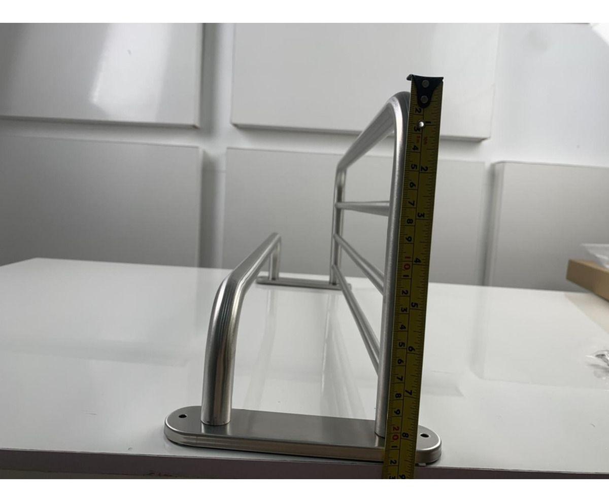 Bandeja Portatoalla Acero Inox Cepillado Toallero - Norplat -5