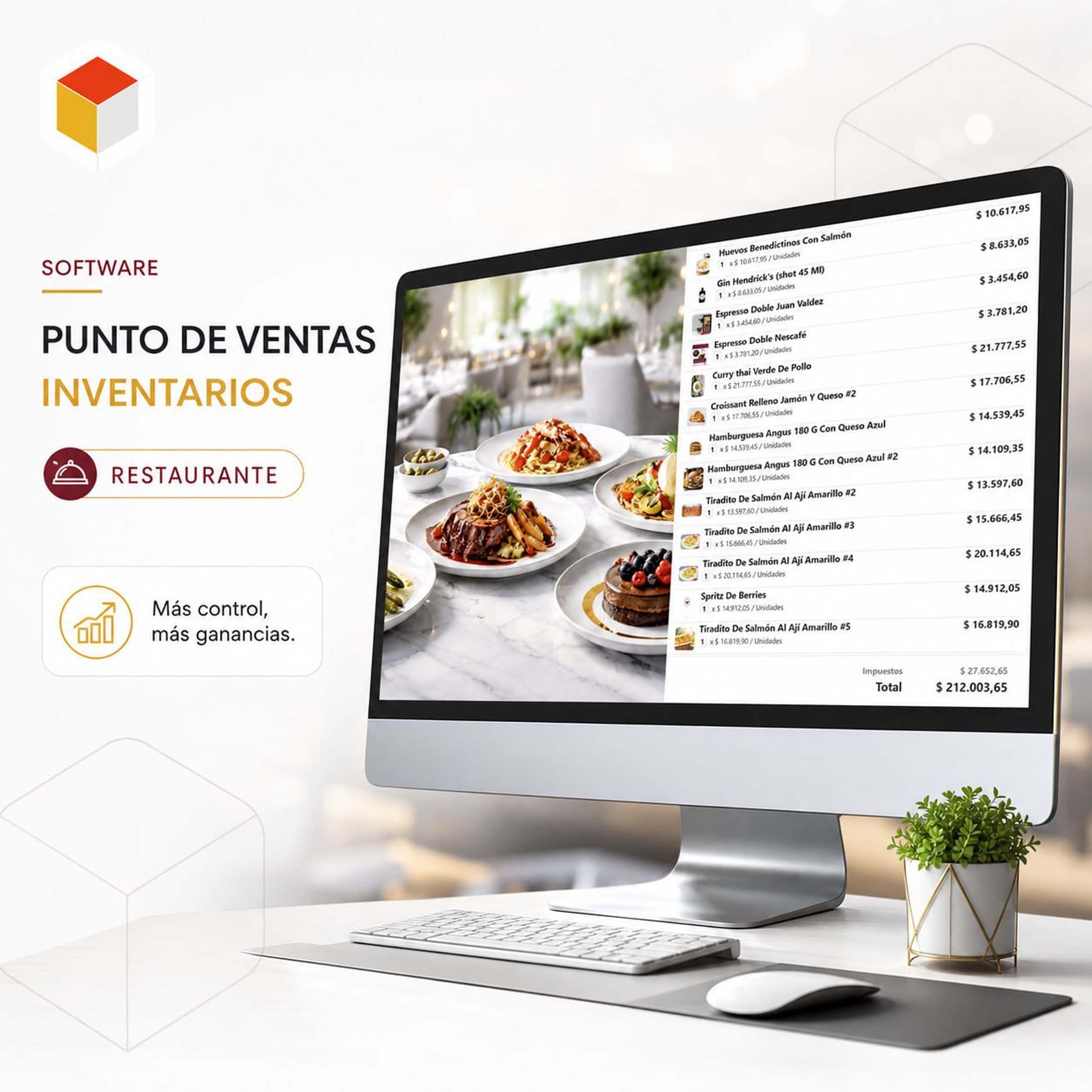 Licencia Software POS Restaurante Gastronómico Ventas Inventario-2