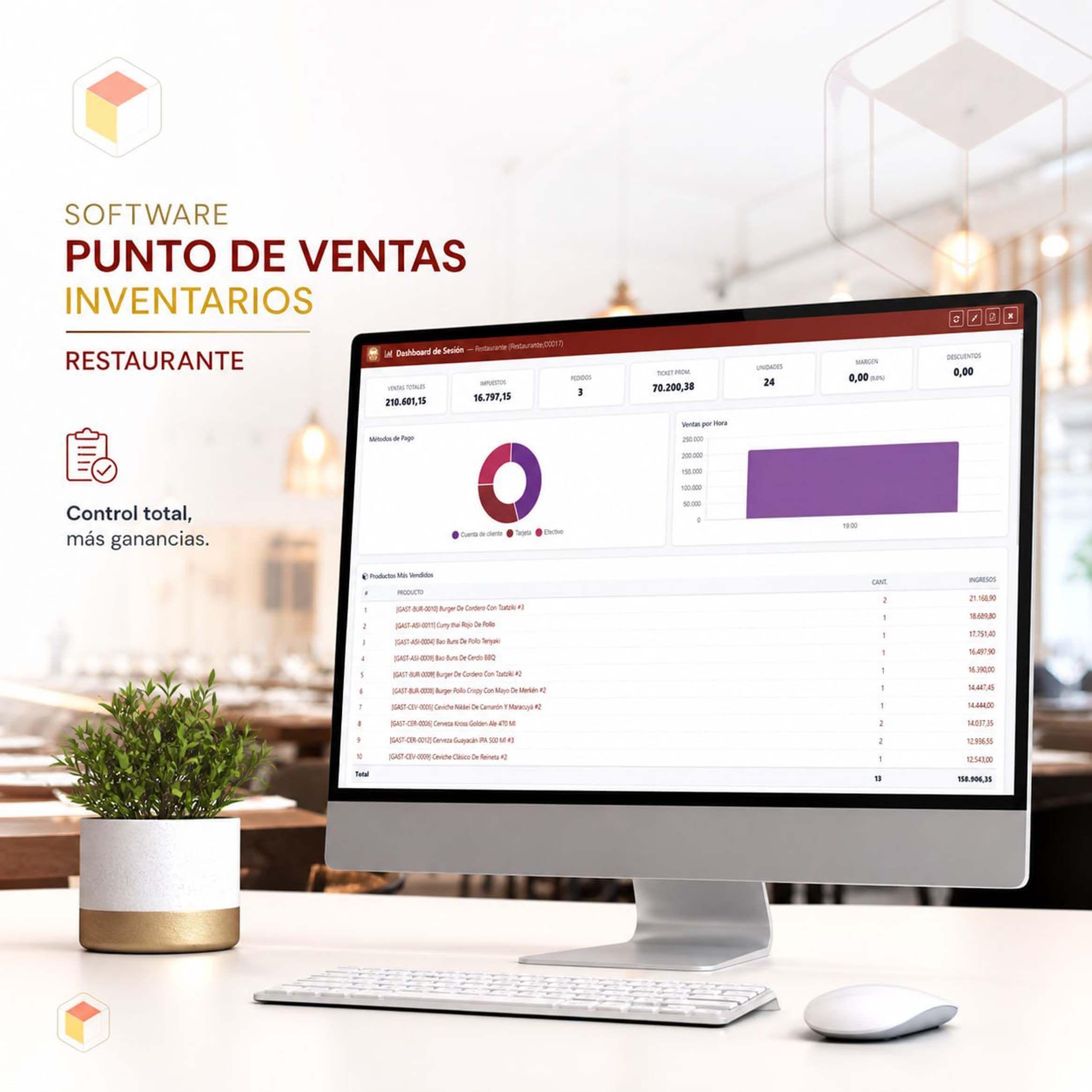 Licencia Software POS Restaurante Gastronómico Ventas Inventario-7