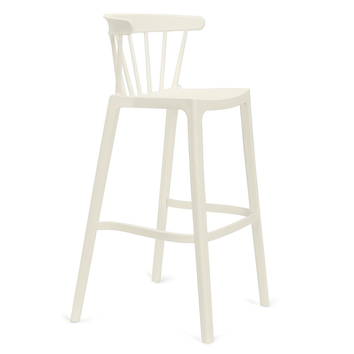 Set 2 Taburetes SALOON - Blanco Invierno 60CM-2