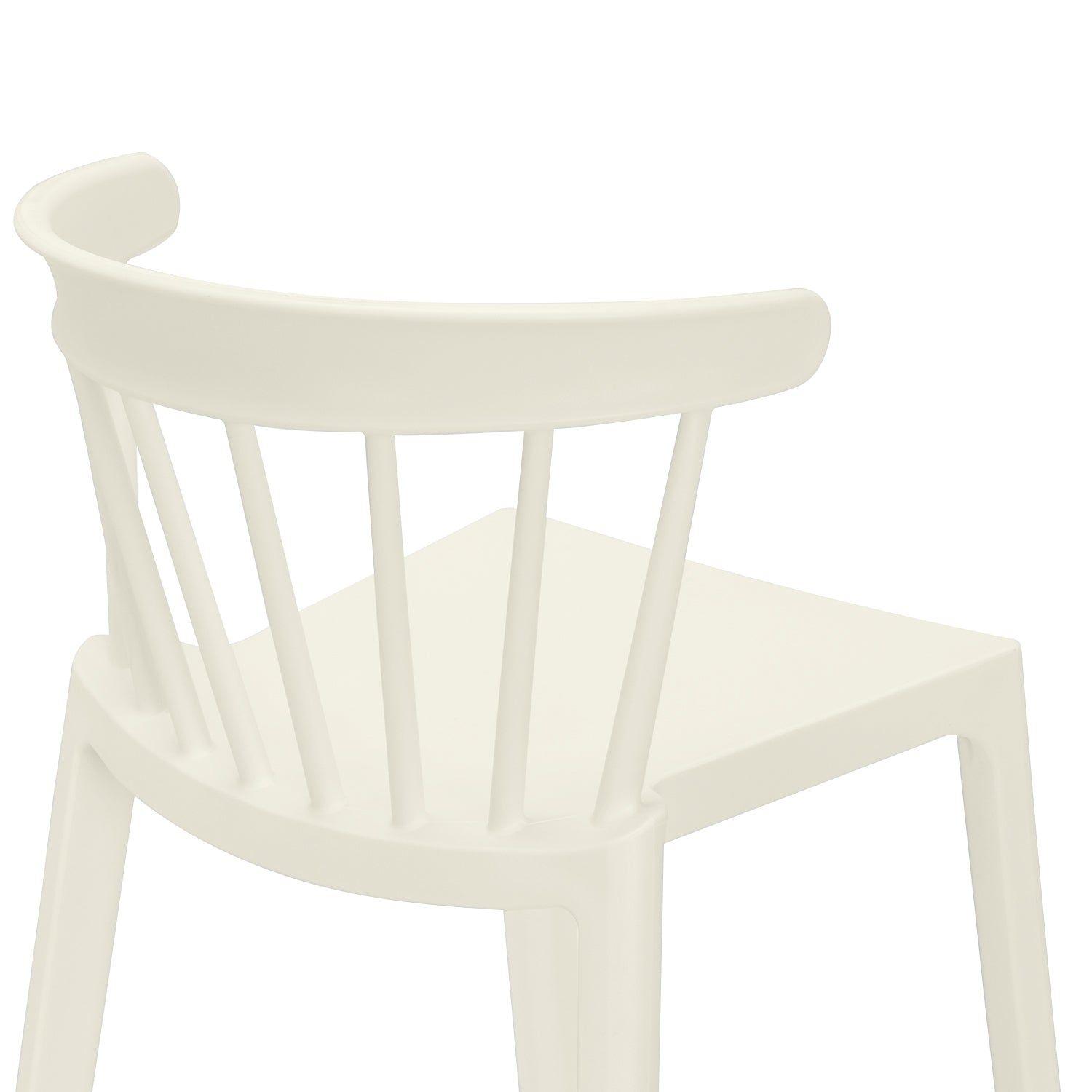 Set 2 Taburetes SALOON - Blanco Invierno 60CM-3