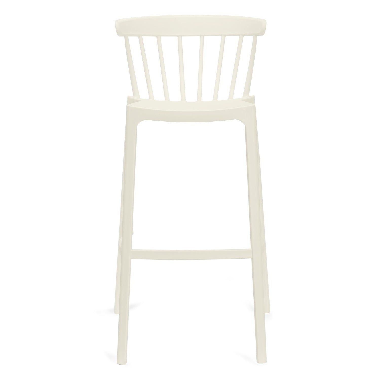 Set 4 Taburetes SALOON - Blanco Invierno 70 CM-1