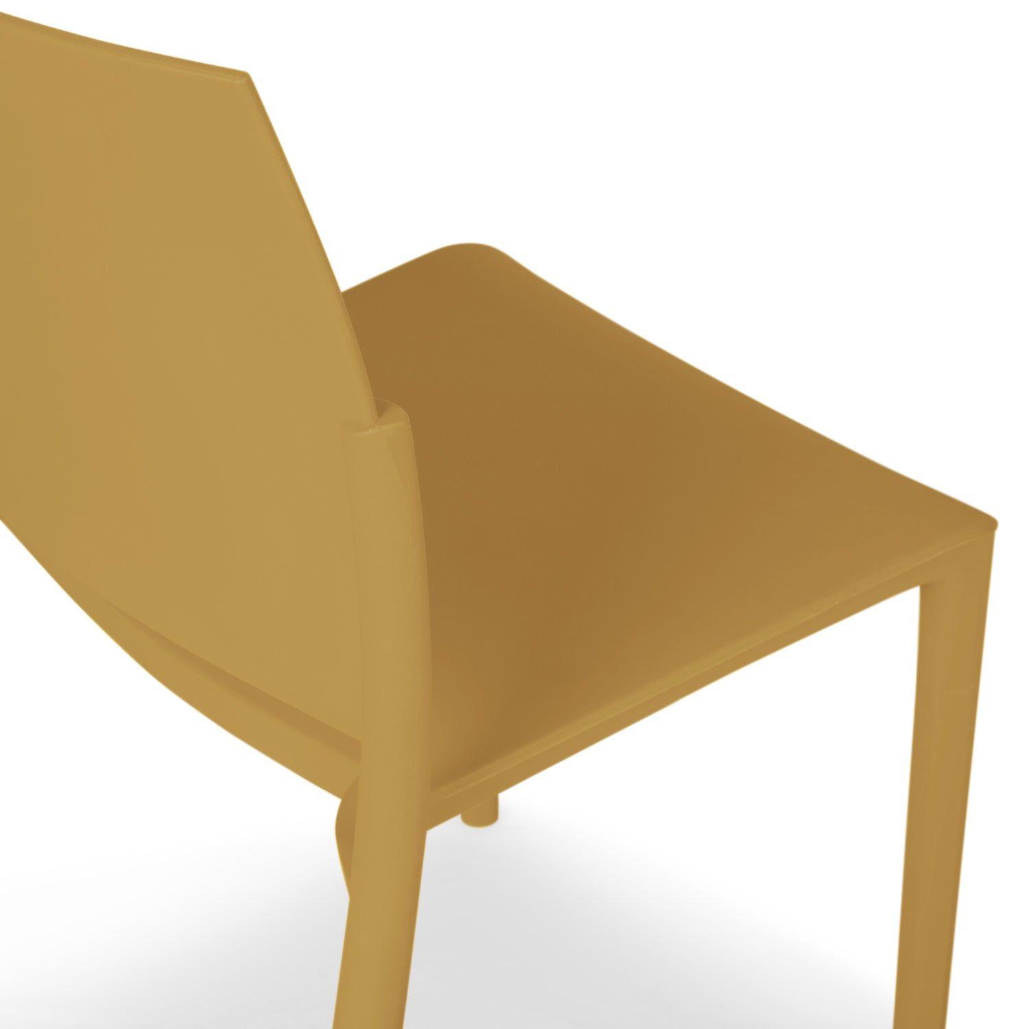 Set 4 Sillas SIMI - Ocre-2
