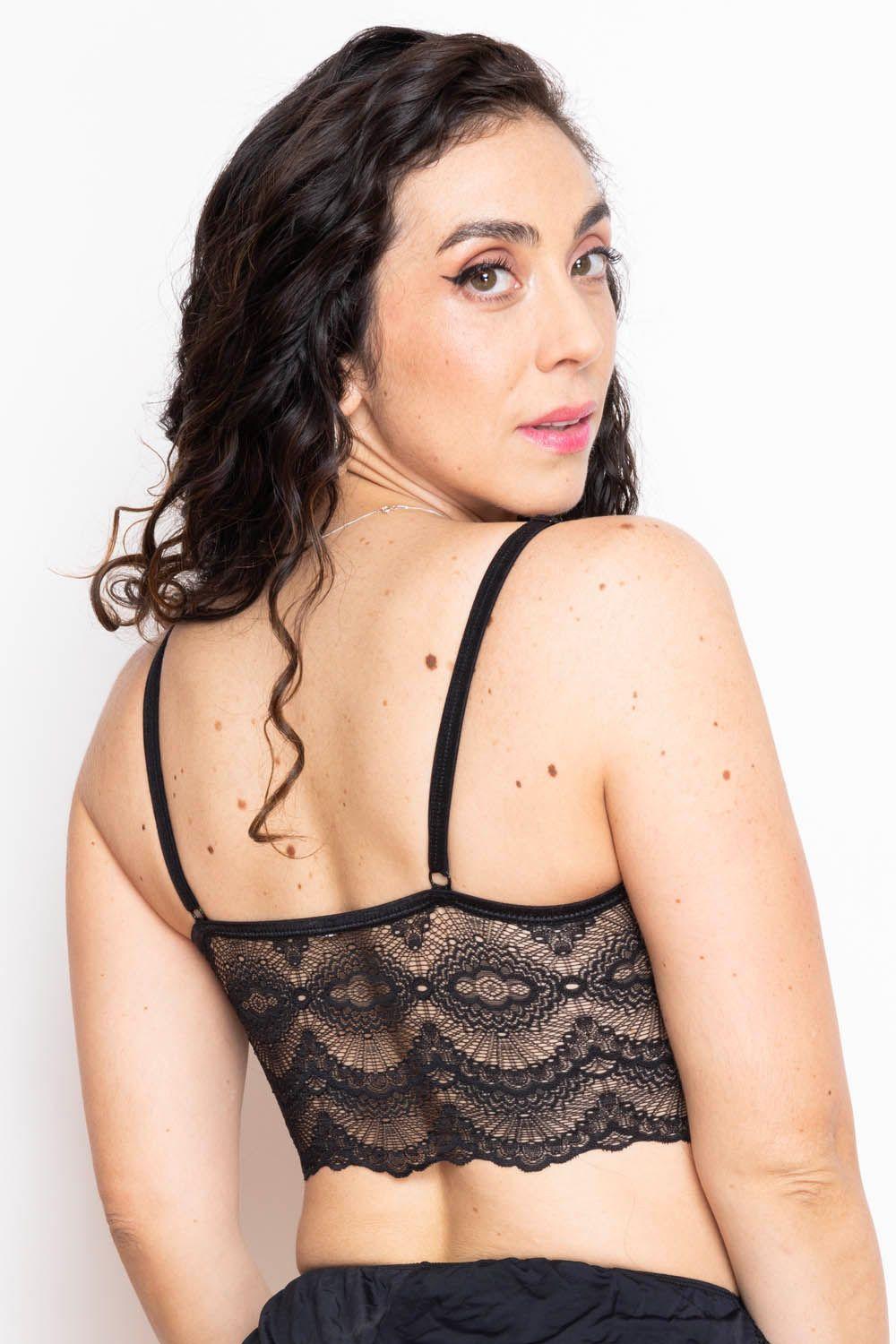 Pijama Bralette Ada Negro-1