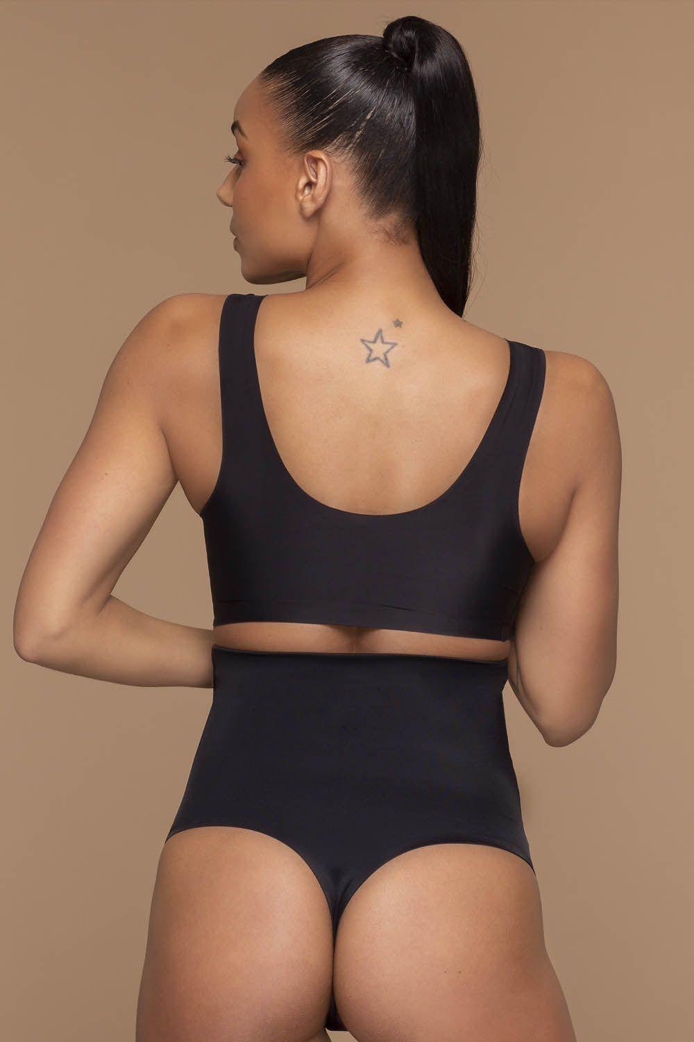 Colaless Alto Modeladora Negro-2