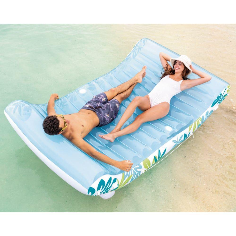 Colchoneta Inflable INTEX Tropical Canopy Lounge con Toldo-5