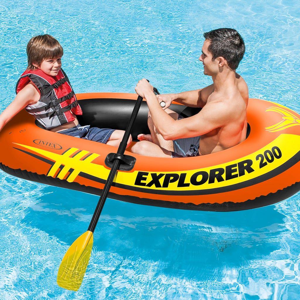 Set Bote Inflable INTEX Explorer 200 para 2 Personas-1