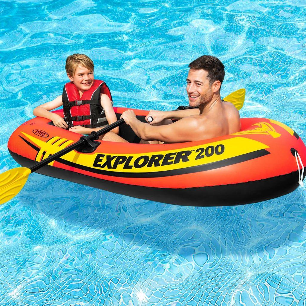 Set Bote Inflable INTEX Explorer 200 para 2 Personas-4